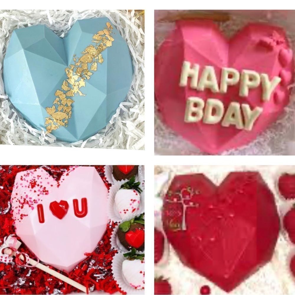 Heart Shape Pinata Valentines Day Reusable Mold DIY Kit Heart Wooden Mallet NIB - Picture 9 of 15